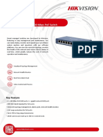 Ds-3E1309P-Ei Smart Managed 8-Port 100 Mbps Poe Switch: Key Feature