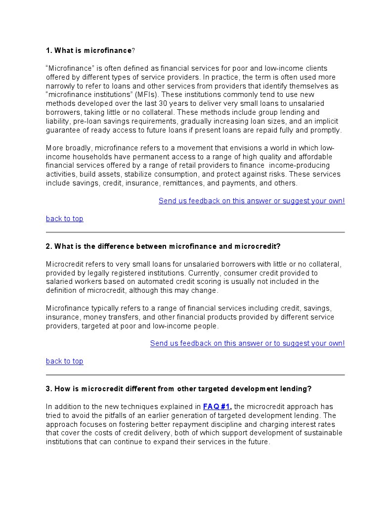 Understanding Microfinance and Microcredit | PDF | Finance & Money ...