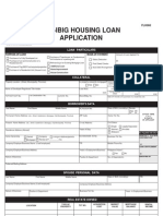 FLH060 Pag-IBIG Housing Loan Application
