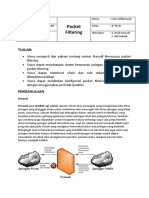 Laporan Packet Filtering