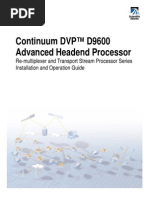 Continuum DVP™ D9600 Advanced Headend Processor