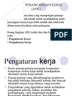 Analisis Perancangan Kerja I