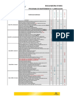 Programa de Mantenimiento Excavadora SY365C Ver5.0