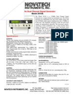 Instruments, Inc.: 170Mhz Dual Channel Signal Generator