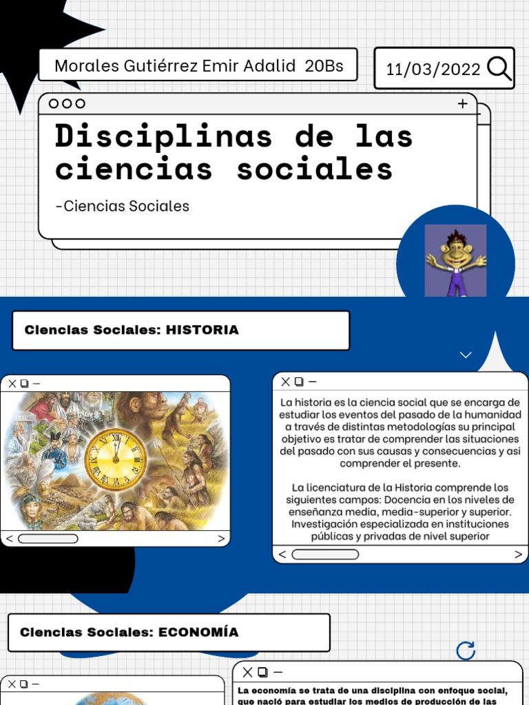 Disciplinas de las Ciencias Sociales | PDF | Sicología | Ciencias Sociales