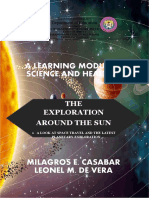 A Learning Module in Science and Health Iv: THE Exploration Around The Sun