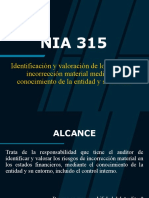 Clase V Presentación NIA 315