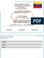 Certificado Panaderia Astrid Sambrano