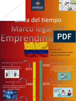 Linea de Tiempo, Emprendimiento en Colombia