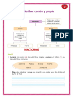 El Sustantivo Segundo Grado