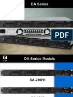 TOA DA Series Multi-Channel Digital Amplifiers 8-07