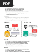 Features of Nosql: Non-Relational