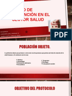 Protocolo de Intervención (Sector Salud) (Act, Estrés Agudo)