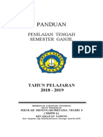 Panduan penilaian tengah semester ganjil SMPN 4 Sawoo