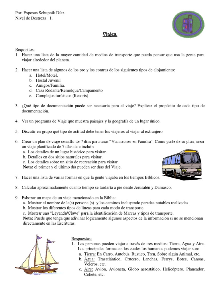 E. Viajes I | PDF | Visa de viaje