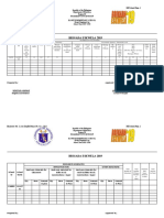 Brigada Eskwela 2019: Enclosure No. 2-A To Deped Memo No. 41 S. 2015 Be School Form 1