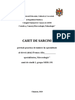 Caiet de Sarcini Practica Elevi Merceologie 2019