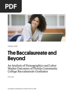 The Baccalaureate and Beyond