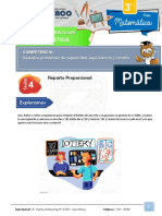 Reparto proporcional en aritmética