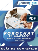 Guía de Contenido Foro Chat Formulación de Proyectos Acuícolas
