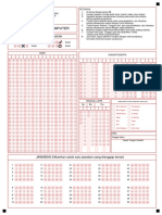 Template LJK Ujian Nasional MTSN