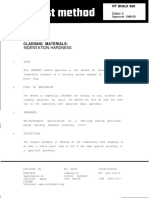 NT Build 059 Cladding Materials - Indentation Hardness - Nordtest Method
