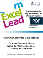 Understanding Key Requirements for Effective Corporate Governance