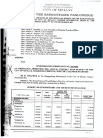 Annual budget approval for Sipalay City