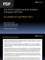 SunCentric CSI Report May 2011