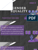 Gender Equality: Grade 12