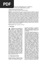 A Critica Da Razao Pura de Kant