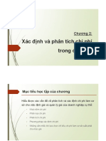 Chapter 2 - Xác định và phân tích chi phí trong định giá