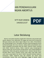 Laporan Pendahuluan Dengan Abortus