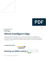 Wired Intelligent Edge: Backing Up 2930m Switch Configs