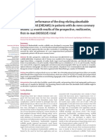 Safety and Performance of The Drug-Eluting Absorbable Metal Scaffold (DREAMS) in Patients With