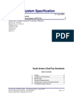 Materials System Specification