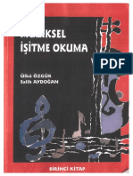 Müziksel İşitme Okuma Ülkü-Salih Birinci Kitap