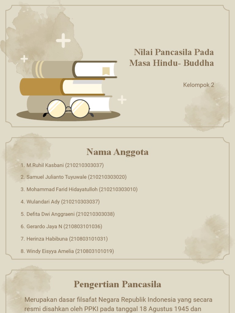 The Pancasila Values of the Hindu-Buddhist Period | PDF