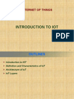 Introduction To Iot: Internet of Things