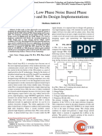 Low Power, Low Phase Noise Based Phase Locked Loop and Its Design Implementations