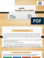 Rape (SECTIONS: 375-376E)