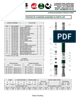 Sr760-Sr660 Retention RC Hammer Assembly & Parts List: Patent Pending