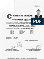 11. Constancia de Idioma