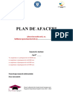 Model Plan Afaceri