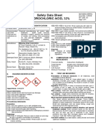 Safety Data Sheet Hydrochloric Acid, 32%