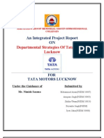 Tata Motors Departmental Strategies Report