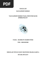 Download MAKALAH MANAJEMEN RISIKO by Wayan Diana Tamrin SN56651216 doc pdf
