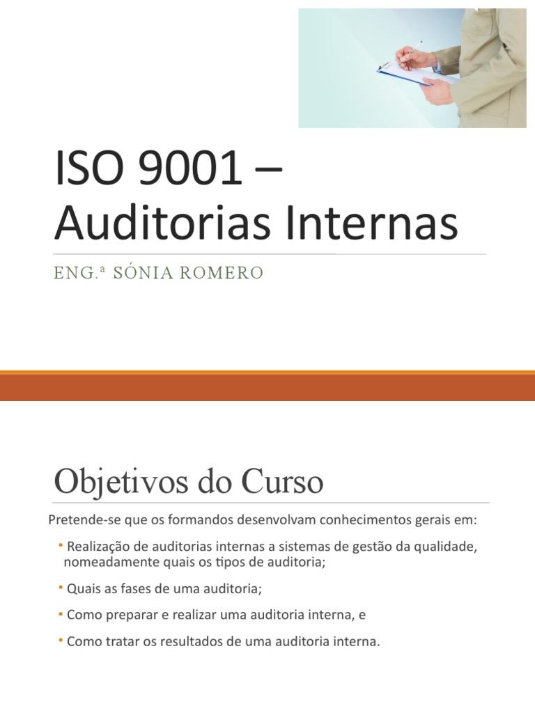 Curso de Auditoria Interna ISO 9001 | PDF | Gestão de qualidade ...