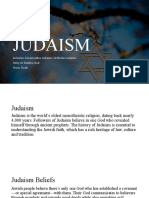 Judaism: Includes: Conservative Judaism Orthodox Judaism Deity or Deities: God Texts: Torah