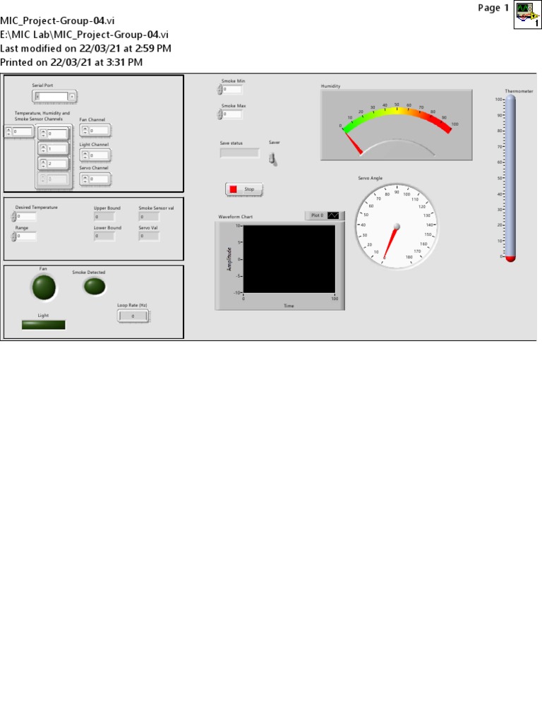 Labview Document PDF Equipment Electrical Engineering